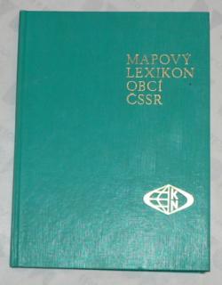 MAPOVÝ LEXIKON ČSSR 1:200 000 PODLE SPRÁVN´HO ROZDĚLENÍ 1. ÚNORA 1967